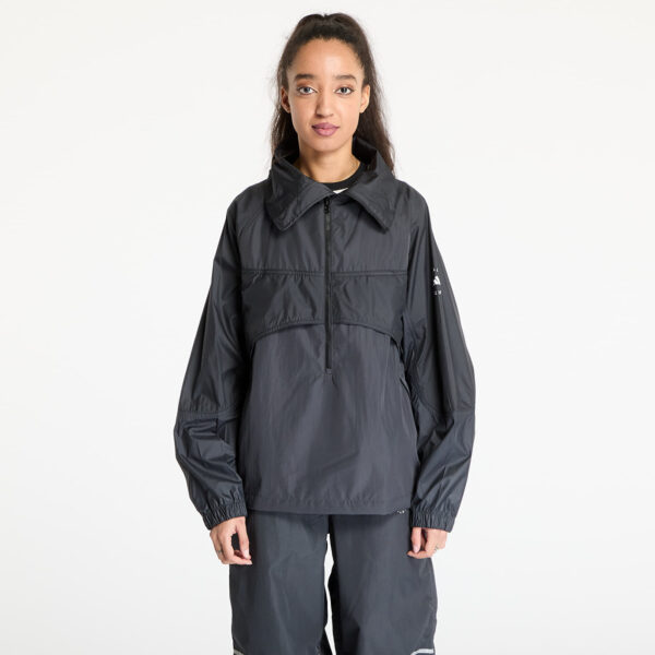Széldzseki adidas x Stella McCartney Pull-On Jacket Black/ Black/ Utility Black M-alacsony-ár