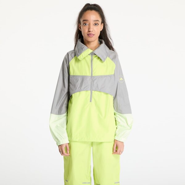 Széldzseki adidas x Stella McCartney Pull-On Jacket Green/ Bahia Glow/ Dove Grey XS-alacsony-ár