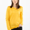 T-Shirt - TOMMY HILFIGER KRISTIE C-NK TOP LS yellow