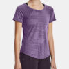 T-Shirt Under Armour Streaker Deco Diamond SS-PPL - Women