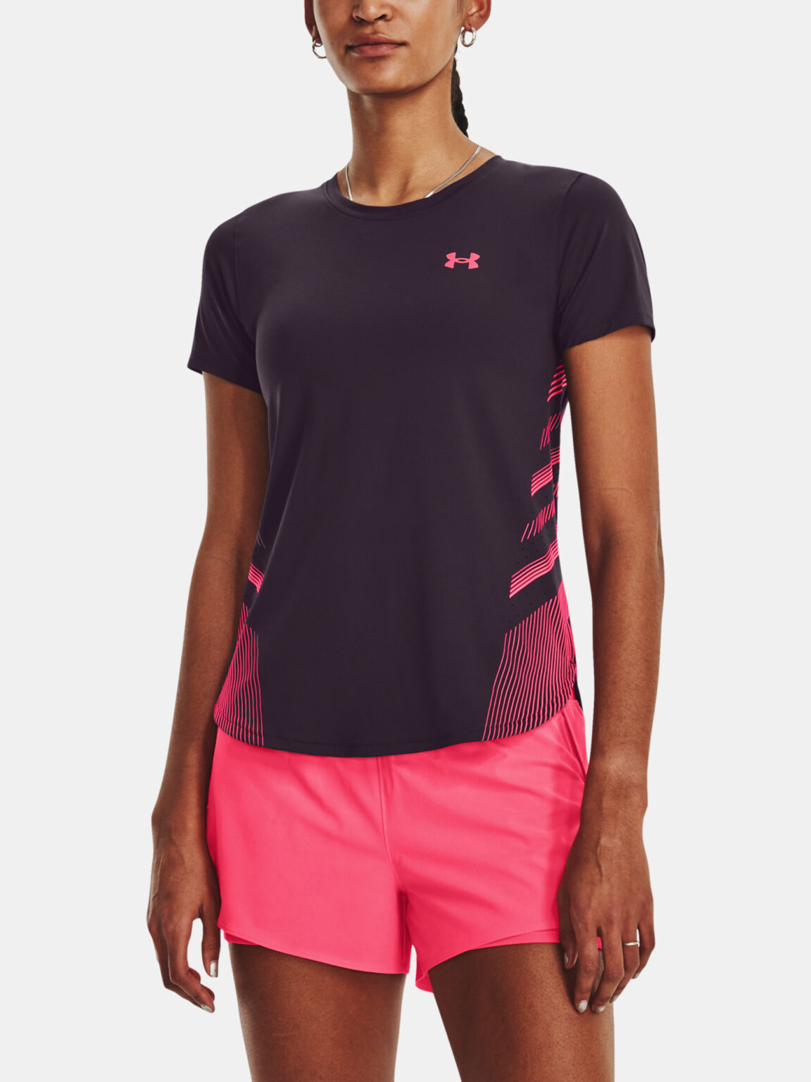 T-Shirt Under Armour UA Iso-Chill Laser Tee II-PPL - Women