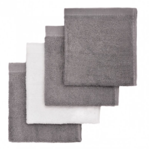 T-TOMI BIO Bamboo Baby Washcloths fürdő pamacs Grey 25 x 25 cm 4 db-Ár