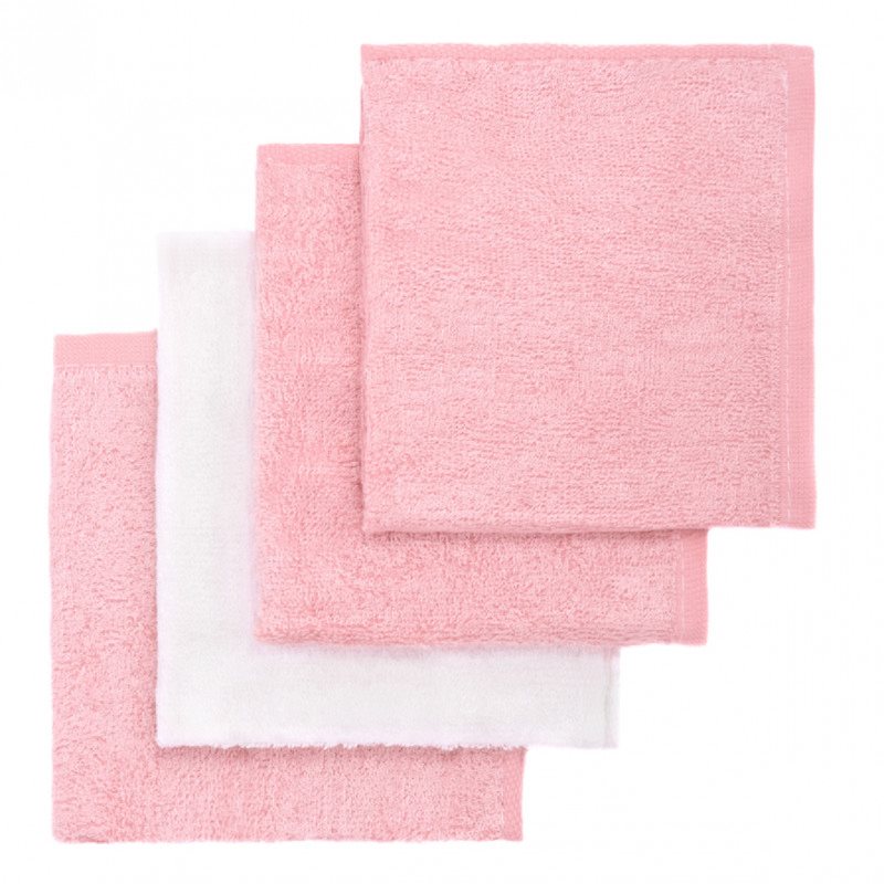 T-TOMI BIO Bamboo Baby Washcloths fürdő pamacs Pink 25 x 25 cm 4 db-Ár