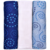 T-TOMI BIO Bamboo Diapers mosható pelenkák Spirales 70x70 cm 3 db-Ár