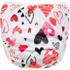 T-TOMI Diaper Swimwear Hearts mosható úszópelenkák 5-12 kg 1 db-Ár