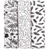 T-TOMI TETRA Black Flowers mosható pelenkák 70x70 cm 3 db-Ár