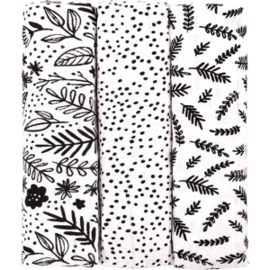 T-TOMI TETRA Black Flowers mosható pelenkák 70x70 cm 3 db-Ár