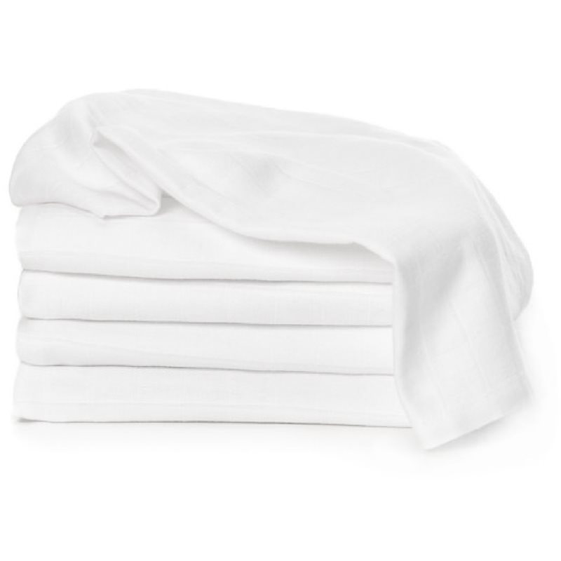 T-TOMI TETRA Cloth Diapers EXCLUSIVE COLLECTION White mosható pelenkák White 70x70 cm 5 db-Ár