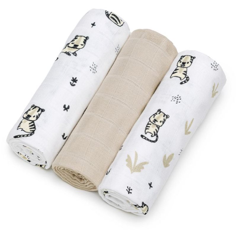T-TOMI TETRA Cloth Diapers HIGH QUALITY mosható pelenkák Tigers70x70 cm 3 db-Ár