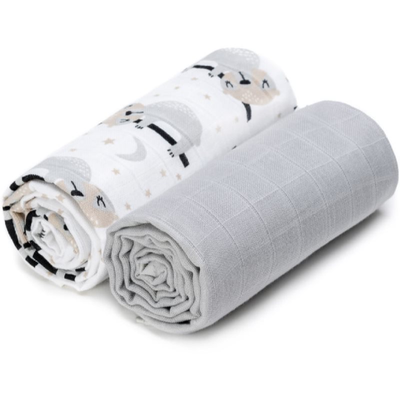 T-TOMI TETRA Cloth Towels EXCLUSIVE COLLECTION törölköző Sloths 90x100 cm 2 db-Ár