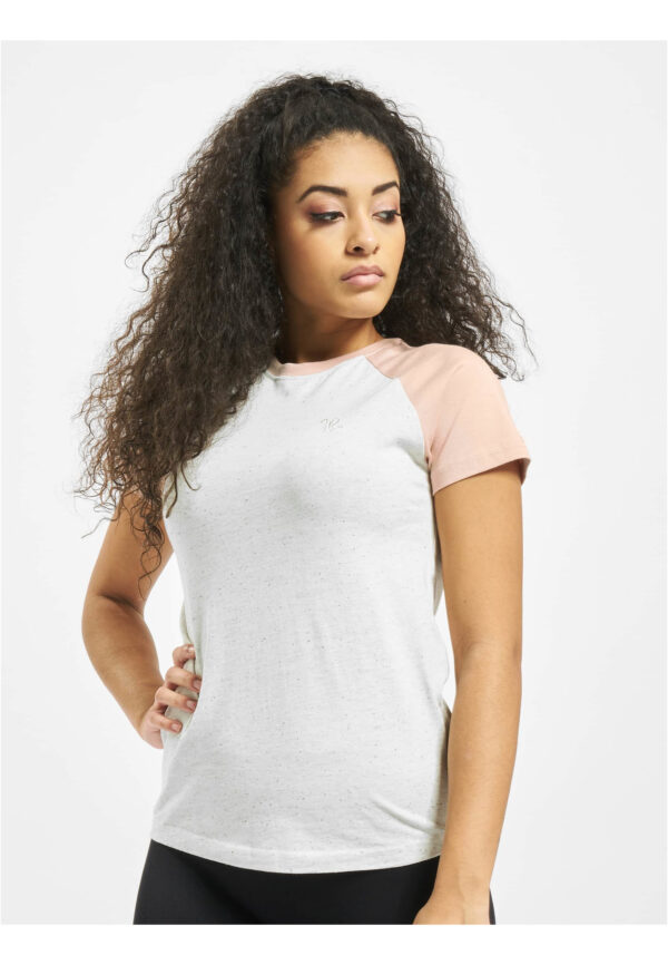T-shirt Aljezur offwhite/pink