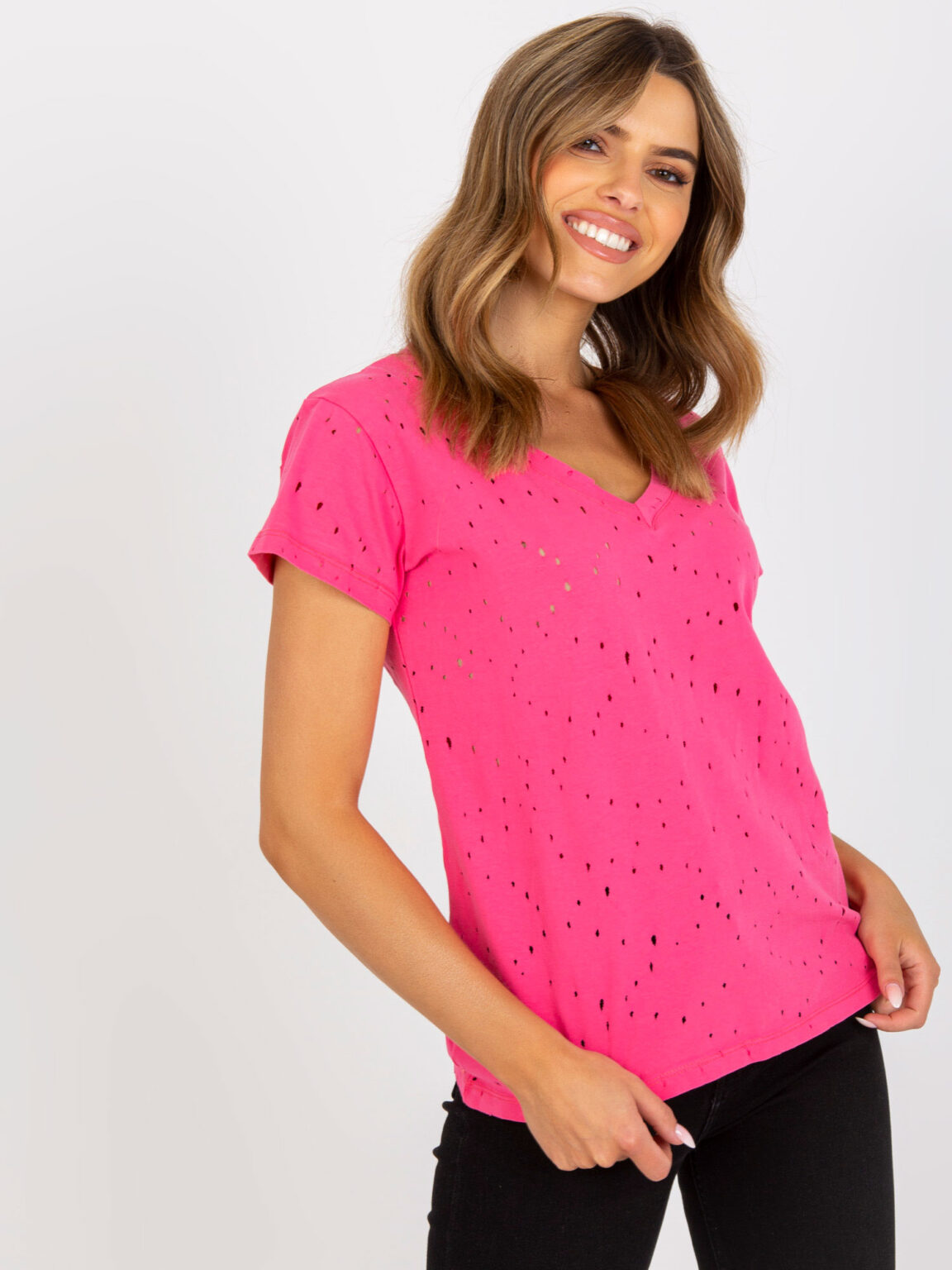 T-shirt-FA-TS-6967.77P-dark pink