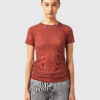 T-shirt - FEMALE DIESEL red