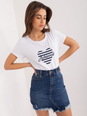 T-shirt-RV-TS-9667.19-white-navy blue T-shirt-RV-TS-9667.19-white-navy blue
