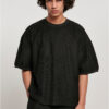 T-shirt Rib Terry Boxes Black