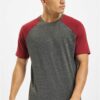 T-shirt Roy anthracite/burgundy