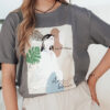 T-shirt damski BRAVIS brązowy Dstreet