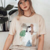 T-shirt damski BRAVIS brzoskwiniowy Dstreet