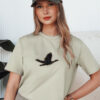T-shirt damski BRILD pistacjowy Dstreet