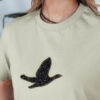 T-shirt damski BRILD pistacjowy Dstreet