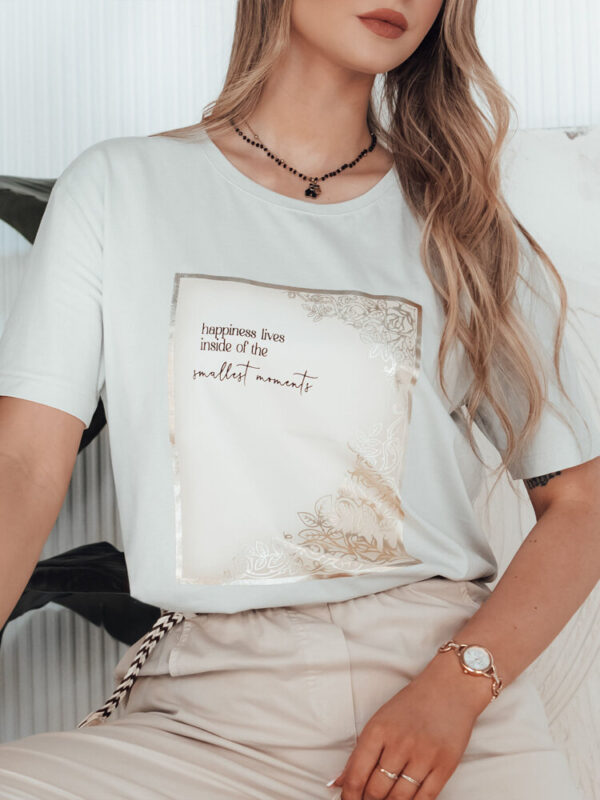 T-shirt damski CHANTE szary Dstreet