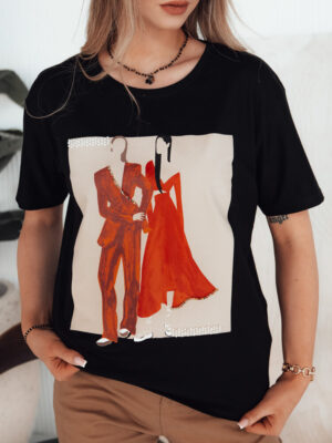 T-shirt damski COMDI czarny Dstreet T-shirt damski COMDI czarny Dstreet