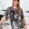 T-shirt damski COMIS ciemnoszary Dstreet