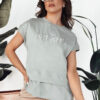 T-shirt damski DREAMY miętowy Dstreet