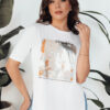 T-shirt damski EMLOT biały Dstreet