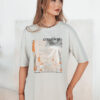 T-shirt damski EMLOT szary Dstreet