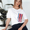 T-shirt damski FROND biały Dstreet