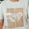 T-shirt damski GLOWY szary Dstreet