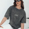 T-shirt damski KASEKEN grafitowy Dstreet