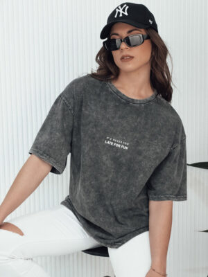 T-shirt damski KASEKEN grafitowy Dstreet