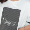 T-shirt damski LAMOUR biały Dstreet