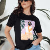 T-shirt damski MEMORY czarny Dstreet