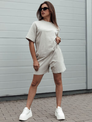 T-shirt damski SWAN pistacjowa Dstreet