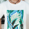 T-shirt damski z nadrukiem MUYUMBA biały Dstreet