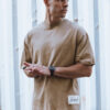 T-shirt męski kamelowy Dstreet