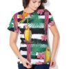 T-shirt wielobarwny Colour Pleasure CP030188