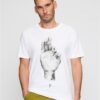 T-shirt with FMS inscription white