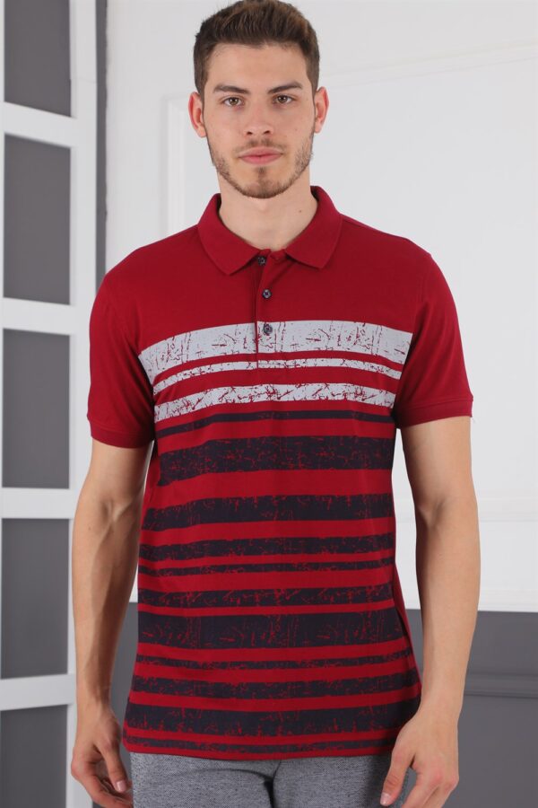 T0453 DEWBERRY DIO RISE MEN'S T-SHIRT-BURGUNDY