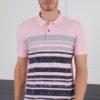 T0453 DEWBERRY DIO RISE MEN'S T-SHIRT-PINK