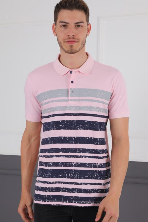 T0453 DEWBERRY DIO RISE MEN'S T-SHIRT-PINK