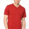 T8537 DEWBERRY T-SHIRT-BURGUNDY