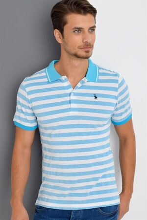 T8545 DEWBERRY T-SHIRT-BLUE