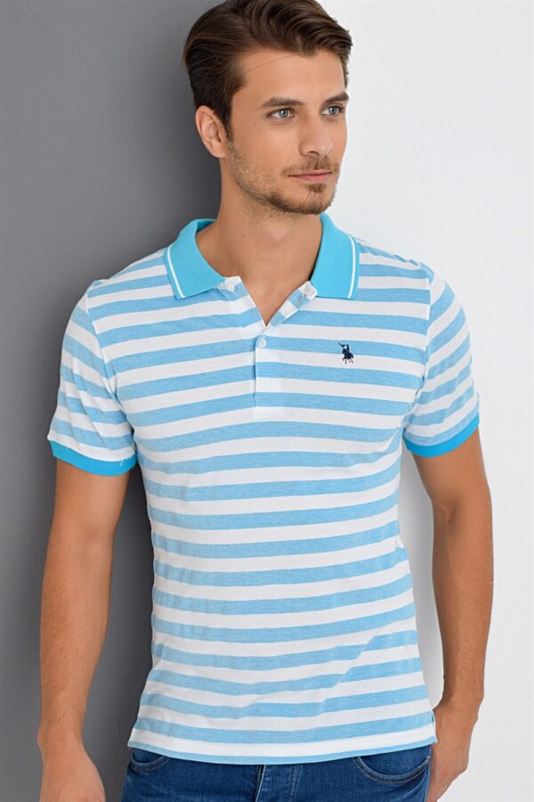 T8545 DEWBERRY T-SHIRT-BLUE