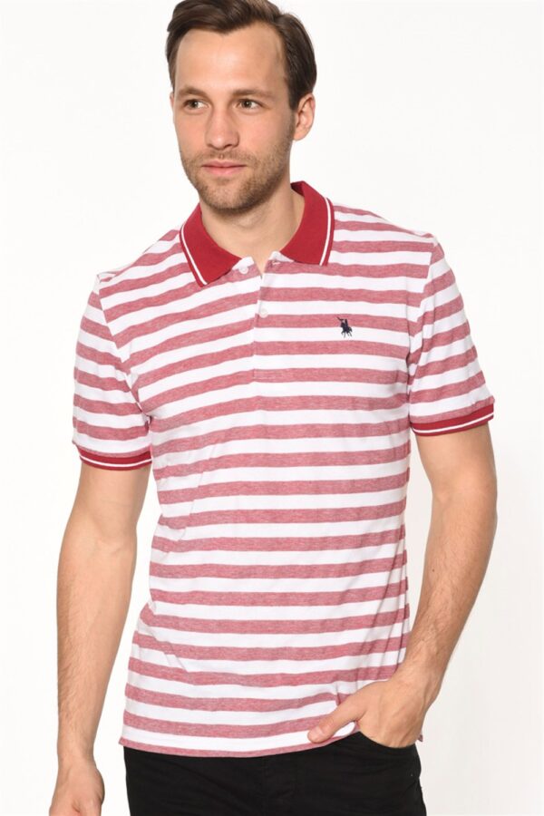 T8545 DEWBERRY T-SHIRT-BURGUNDY