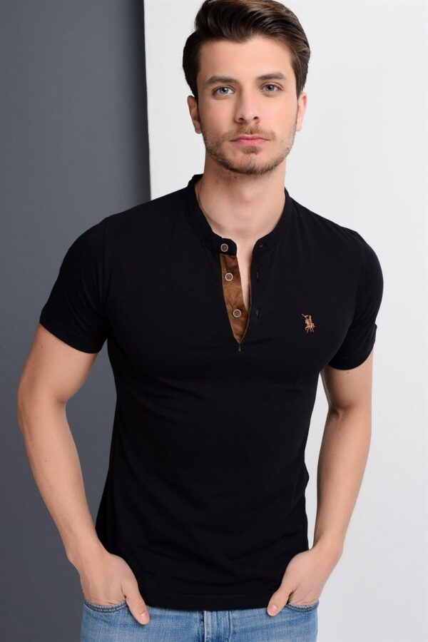 T8560 DEWBERRY T-SHIRT-BLACK