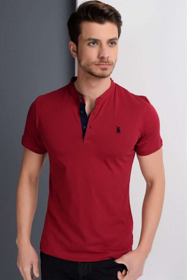 T8560 DEWBERRY T-SHIRT-BURGUNDY